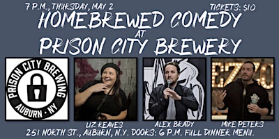 Homebrewed Comedy at Prison City Brewery primary image