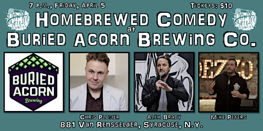 Primaire afbeelding van Homebrewed Comedy at Buried Acorn Brewing Company