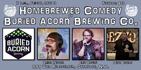 Homebrewed Comedy at Buried Acorn Brewing Company