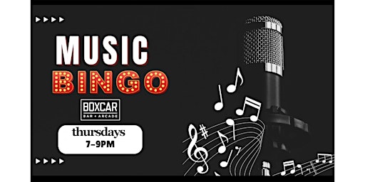 Image principale de Music Bingo at Boxcar Bar-Arcade Greensboro