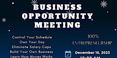 Business Opportunity Meeting primary image