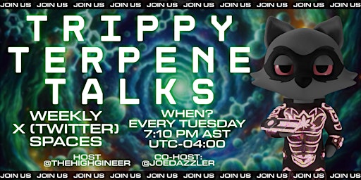 Imagem principal do evento Trippy Terpene Talks - Learn about Cannabis with Games & Conversation