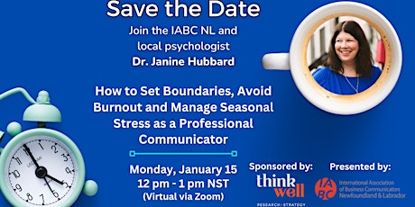 Avoid Burnout and Manage Seasonal Stress as a Professional Communicator primary image