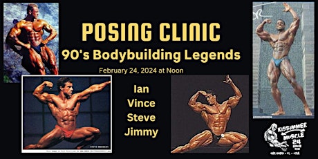 Imagen principal de FREE Posing Clinic for Bodybuilders with Bodybuilding Legends