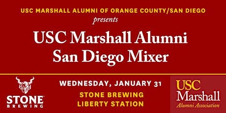 Image principale de USC Marshall Alumni: San Diego Mixer at Stone Brewing - Liberty Station