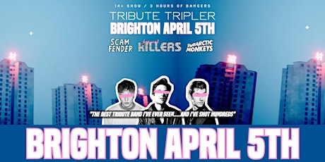 Imagem principal de The Killers Tribute Band - Brighton Chalk - 5th April 2024