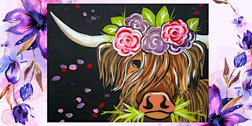 Brush Hour-Flower Power Cow primary image