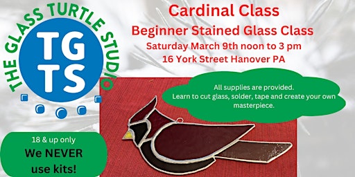 Cardinal Stained Glass Class primary image