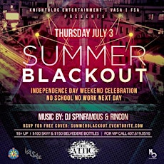 Summer Blackout | Thursday, July 3 | The Attic primary image