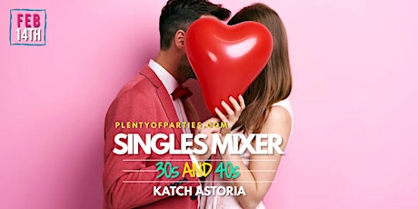 Valentine's Day Singles Party @ Katch Astoria: V-Day Singles Mixer primary image