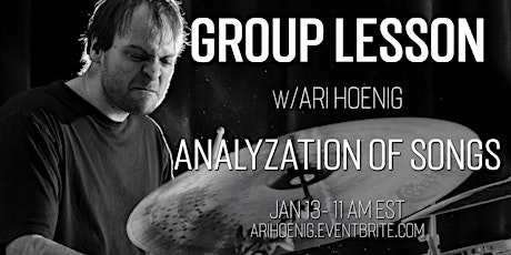Group Lesson with Ari Hoenig - January 13th primary image