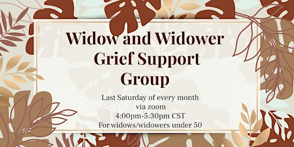 Widow and Widower Grief Group