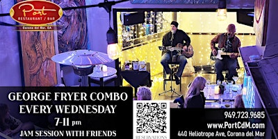 Immagine principale di George Fryer Combo Every Wednesday Live at PortCdM 