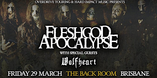 Primaire afbeelding van Fleshgod Apocalyse & Wolfheart - Brisbane