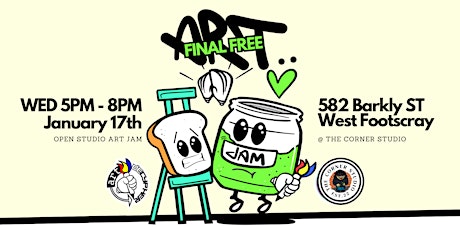 Last Free Art Jam Session - 17/1  primärbild