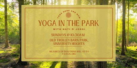 Yoga in the Park with Nati and Jordi