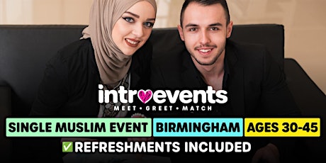 Muslim Marriage Events Birmingham - Ages 30-45 primary image