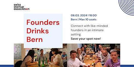 Hauptbild für Founders Drinks Bern 06.03.2024