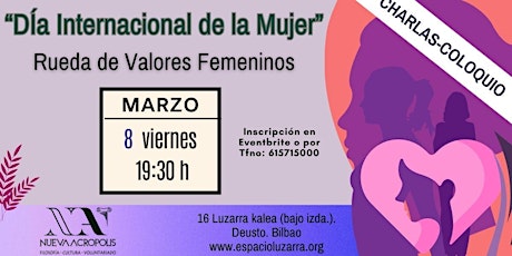 Image principale de Charla-Coloquio: Rueda de valores femeninos