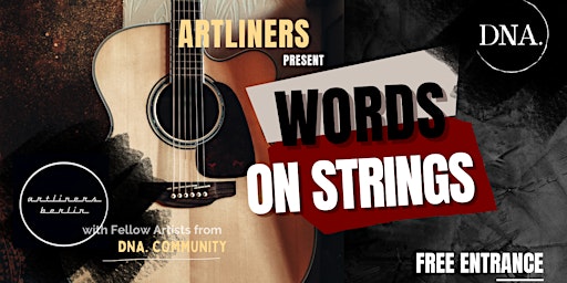 Imagem principal do evento Words on Strings - Music & Poetry Show