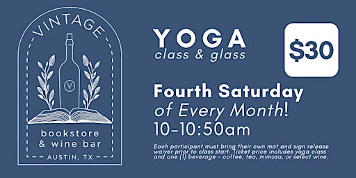 Yoga - Class and a Glass primary image