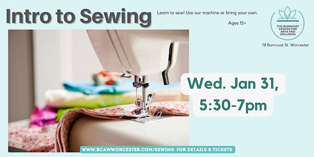 Intro to Sewing  Learn to Sew Tickets, Wed, Jan 31, 2024 at 5:30