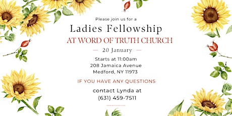Ladies Fellowship primary image