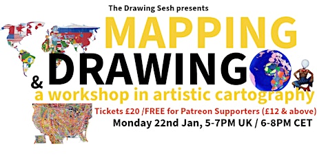 Mapping & Drawing, a workshop in artistic cartography primary image