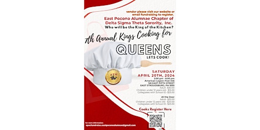 Imagem principal do evento Kings Cooking for Queens