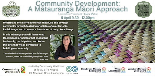 Hauptbild für Community Development: A Mātauranga Māori Approach