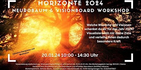 Ziele 2024 - Visionboard und Neurobaum live Workshop in Markgröningen  primärbild