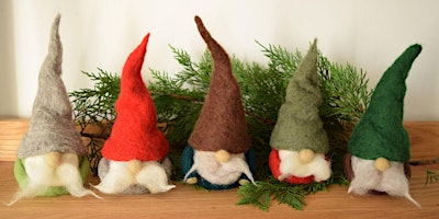 Primaire afbeelding van 3D Felted Christmas Gnomes
