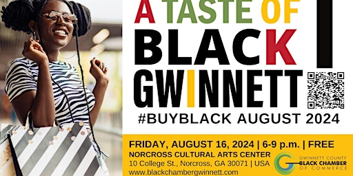Primaire afbeelding van A Taste of Black Gwinnett Vendor - August - 2024