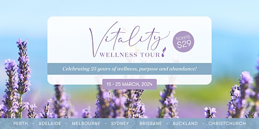 Imagem principal do evento Vitality Wellness Tour - MELBOURNE