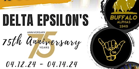 Delta Epsilon Chapter's 75 Anniversary Weekend Itinerary