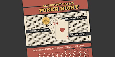 Imagem principal do evento Poker at Alchemist Kava Bar & Lounge