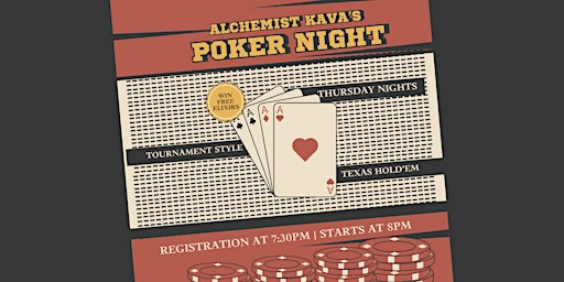 Poker at Alchemist Kava Bar & Lounge primary image