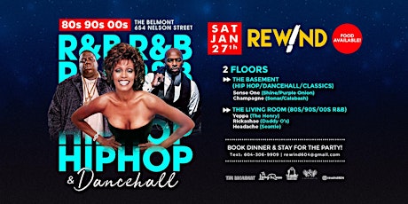 Rewind Party @  The Belmont!! (January Edition) primary image