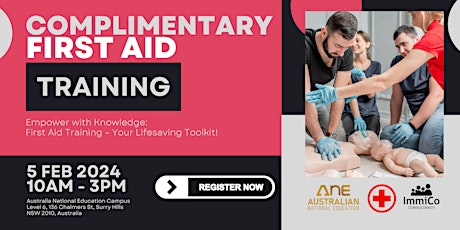Complimentary First Aid Course primary image