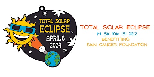 Imagem principal do evento TOTAL SOLAR ECLIPSE 1M 5K 10K 13.1 26.2-Save $2