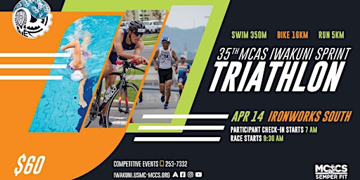 35th MCAS Iwakuni Sprint Triathlon primary image