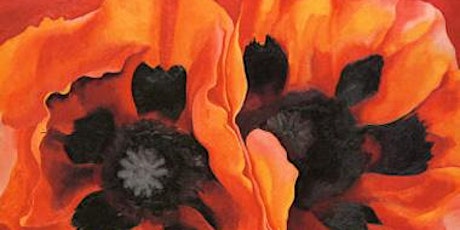 Primaire afbeelding van Japanese Painting X O'Keeffe's Flowers - A Painting Workshop