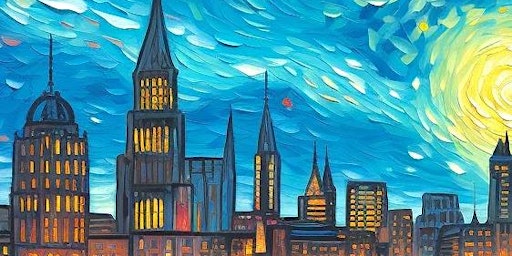 Imagen principal de Paint and Sip | Starry Night Over Liverpool - Hope Street