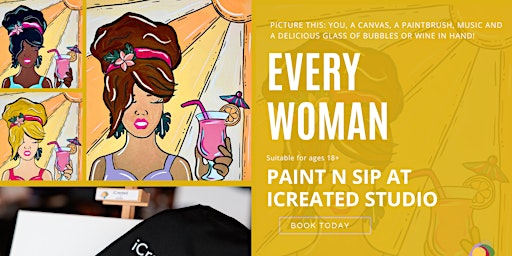 Imagem principal do evento Paint n Sip Class - Every Woman