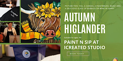 Immagine principale di Paint n Sip Class - Autumn Highlander 