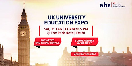 Imagen principal de UK University Education Expo Delhi 2024