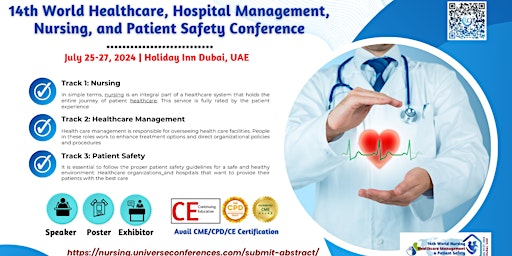 Hauptbild für 14 World Healthcare Hospital Management Nursing & Patient Safety Conference
