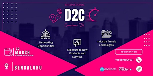 Imagem principal do evento International D2C Conclave'24