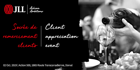 Soirée de remerciement clients | Client appreciation event 2019 - JLL Industriel Montréal primary image