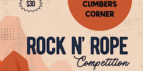 Rock n' Rope Competition Saturday February 3rd (Kids Only) primary image